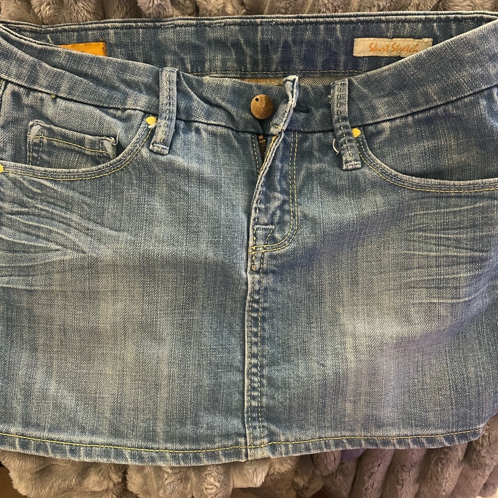 Vintage denim skirt